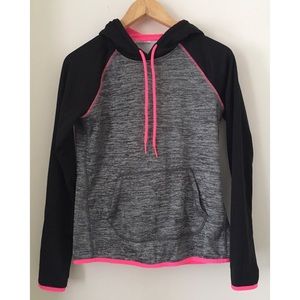 Danskin Small Pink and Gray Pullover Hoodie